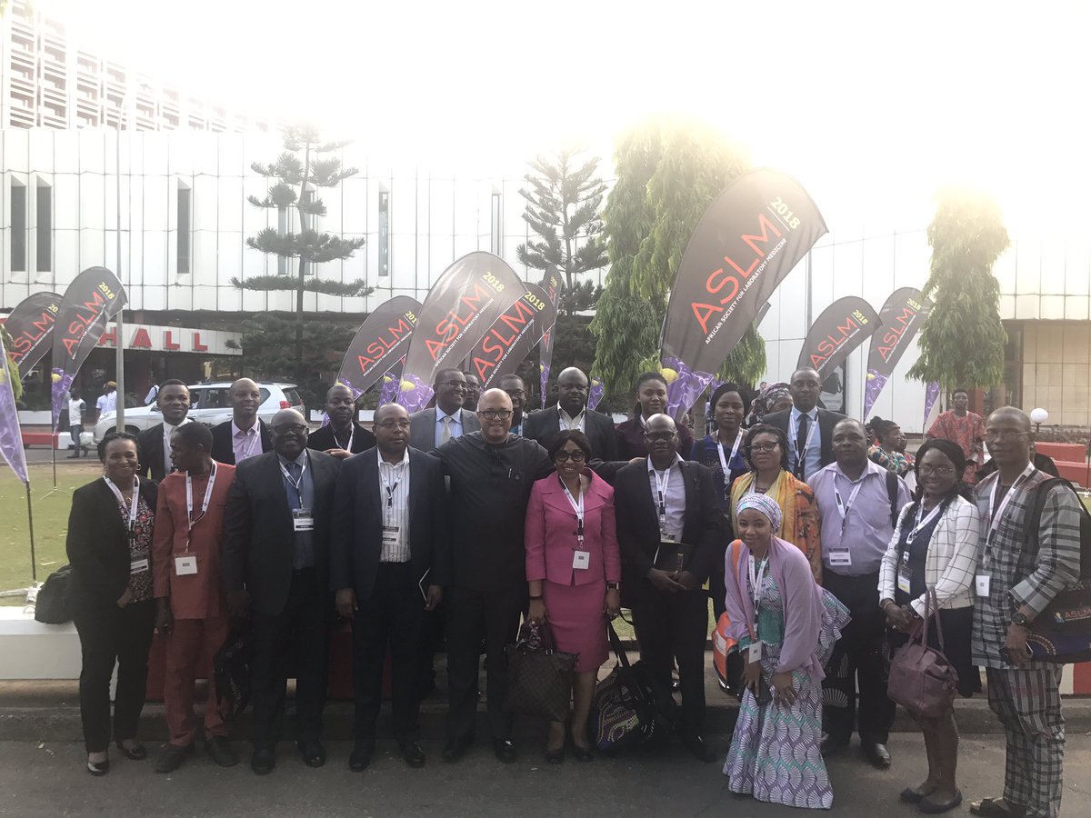 NCDCgov's tweet photo. At the closing ceremony of #ASLM2018, Honourable Minister of State for Health, Dr Ehanire highlighted the role of NCDC in protecting the health of Nigerians. For our laboratory and research team, the goal for the next one year is to get accreditation, as we uphold our mandate https://t.co/VBqP03sbaB