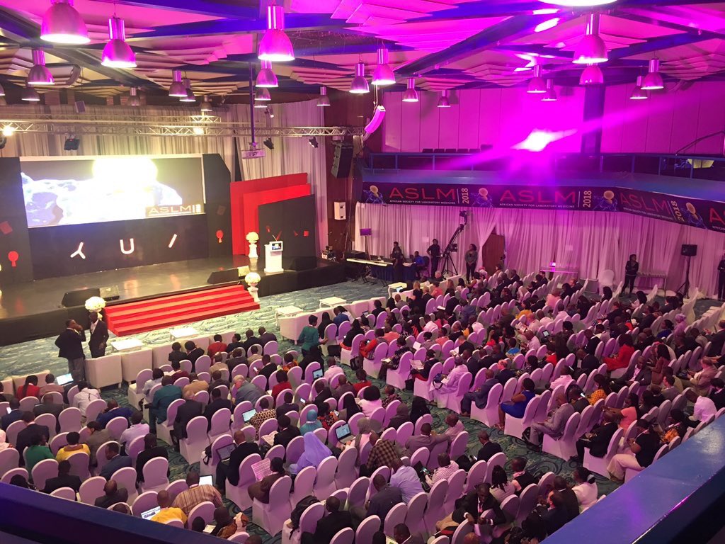 NCDCgov's tweet photo. At the closing ceremony of #ASLM2018, Honourable Minister of State for Health, Dr Ehanire highlighted the role of NCDC in protecting the health of Nigerians. For our laboratory and research team, the goal for the next one year is to get accreditation, as we uphold our mandate https://t.co/VBqP03sbaB
