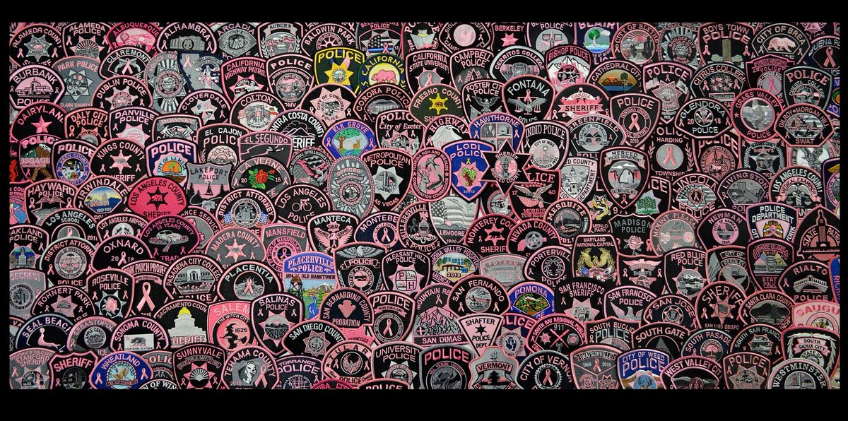 alpca7422's tweet photo. Thank You to the @PinkPatchPrjct agencies for helping my #PinkPatchProject patch collection grow again this year! https://t.co/BRmEuJAQxq