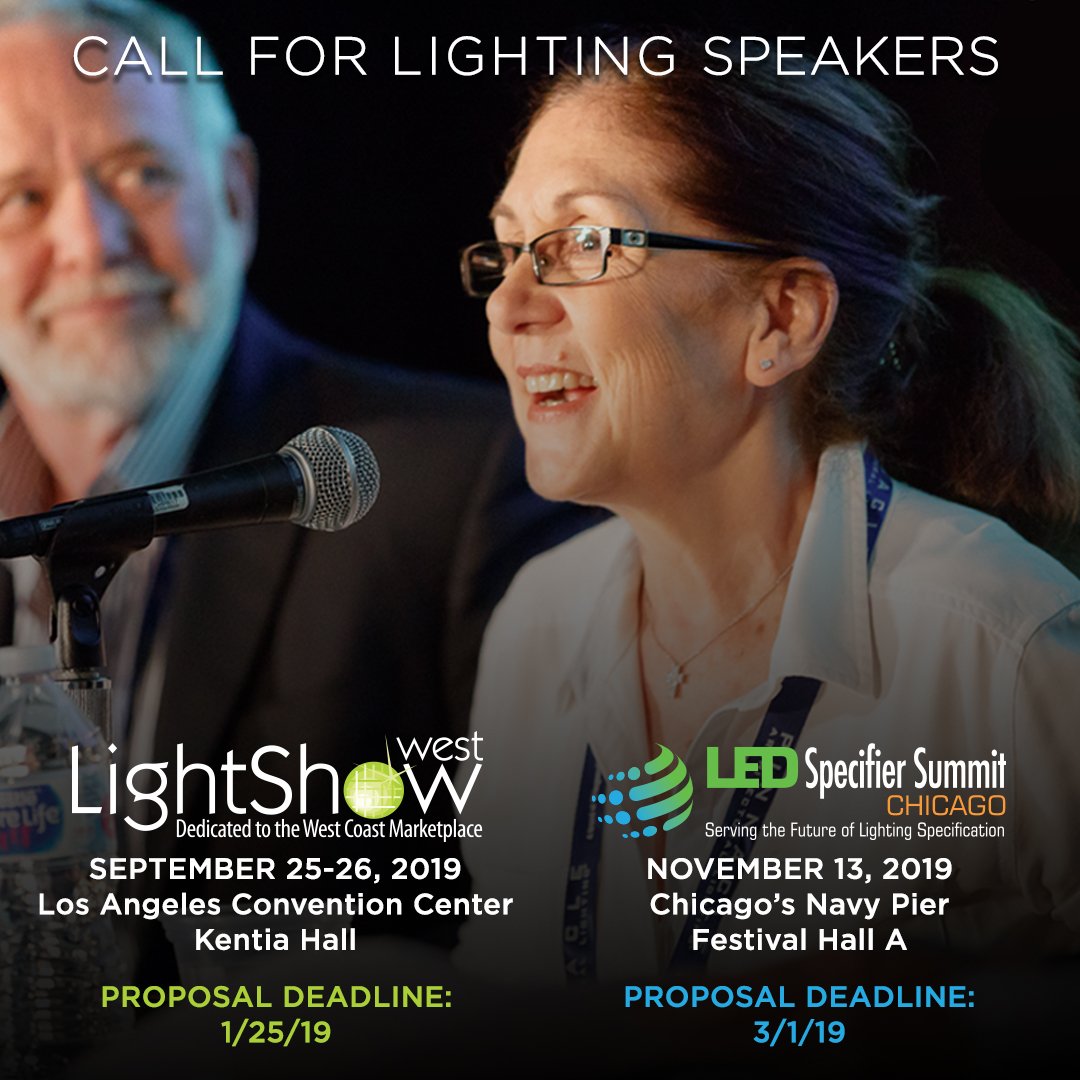 LightShowEvent's tweet photo. If you have a #lighting presentation topic that will educate, engage &amp; excite architects, designers, engineers, facility managers &amp; lighting professionals, then we want to hear from you! SUBMIT ONLINE - https://t.co/UvRrI2JQnF &amp; https://t.co/4Mz7PGqgCq #lightingdesign https://t.co/rcX13Qff8G