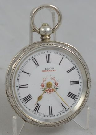 This Kays 'Empress' #Silver Ladies Pocket Watch, with Box would make a lovely #Christmas gift. It's for sale from Kembery Antique Clocks Ltd buff.ly/2Eu5kZo <a href="/KDClocks/">KemberyAntiqueClocks</a> #antiques #PocketWatches #Christmasgifts