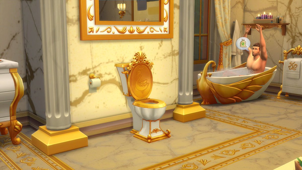 LosSimsES's tweet image. Los tronos tienen que ser dorados 👑