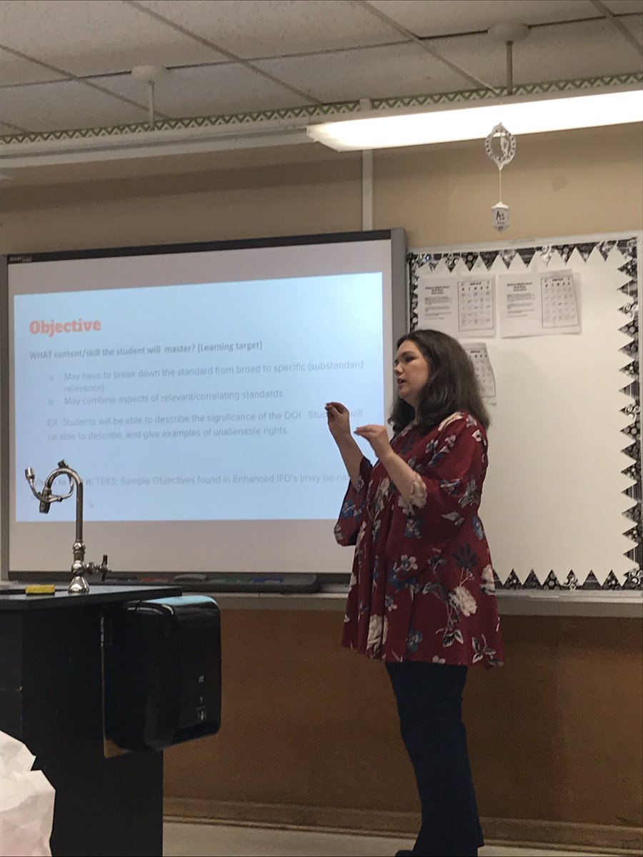 jmw1770's tweet photo. Awesome Obj/EQ/SC training happening @hubbardtylerisd ! @BozickKatherine #TEKsalignedinstruction #framingthelesson #formativeassessment https://t.co/BRR5AtligL