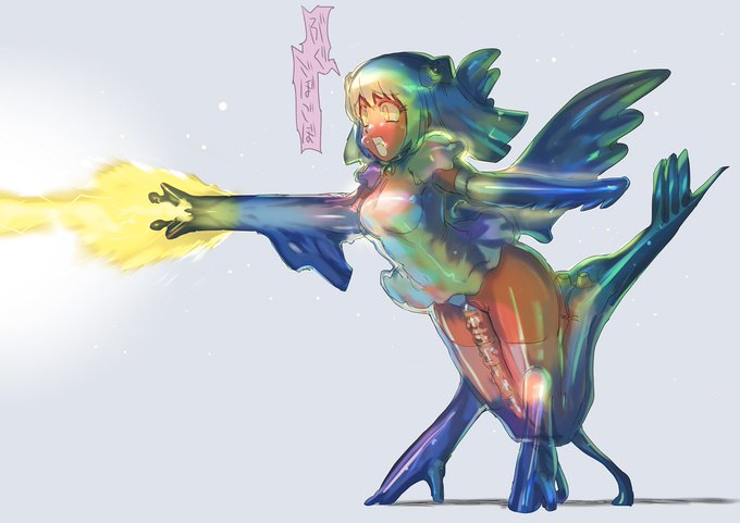 はがれないスライムで全身をコーティングした武装少女。
苦しんでいるように見えるが身体の内部までスライムが入り込み酸素や栄養の補給をしてもらっている上にマッサージしてもらっているので実は快適。
変わりに快感エネルギーをスライムに供給しているため、健全な共生関係と言える 