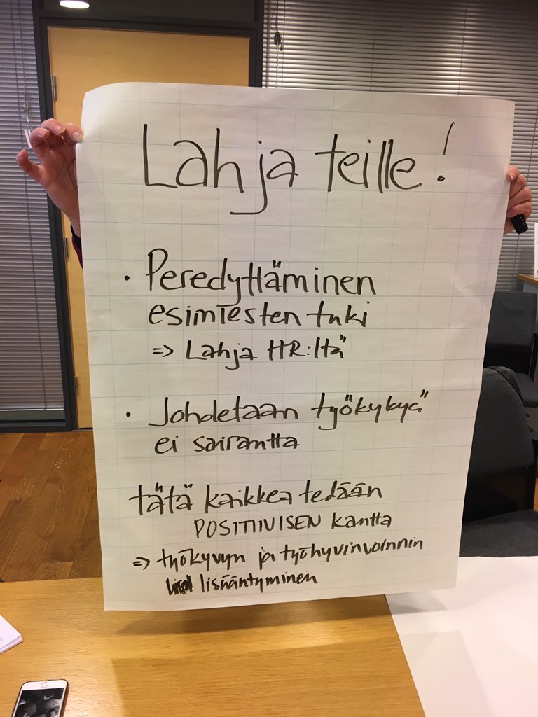 TittaSaksa's tweet photo. Tänään Kevassa työkykyasioiden parissa. Mikkelin kaupungilla johdetaan työkykyä, ei sairautta. 
@Keva_fi @MikkelinK #työhyvinvointi https://t.co/MV3ran77KY