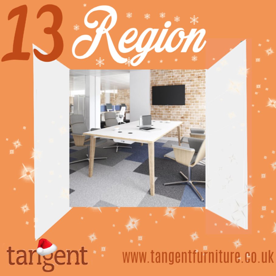 DAY 13 #CHRISTMAS is #REGION
Region is a wooden leg collaborative project table bringing the warmth from your home to work 😌
Visit tangentfurniture.co.uk or call 0800 389 3112 to find out more