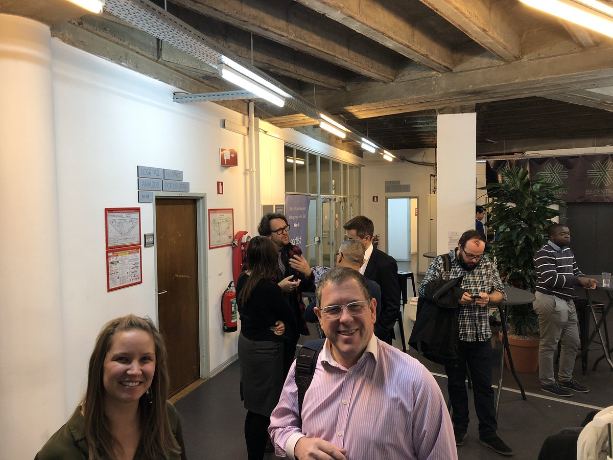 After network zoning, some human networking #isc2beluxevent