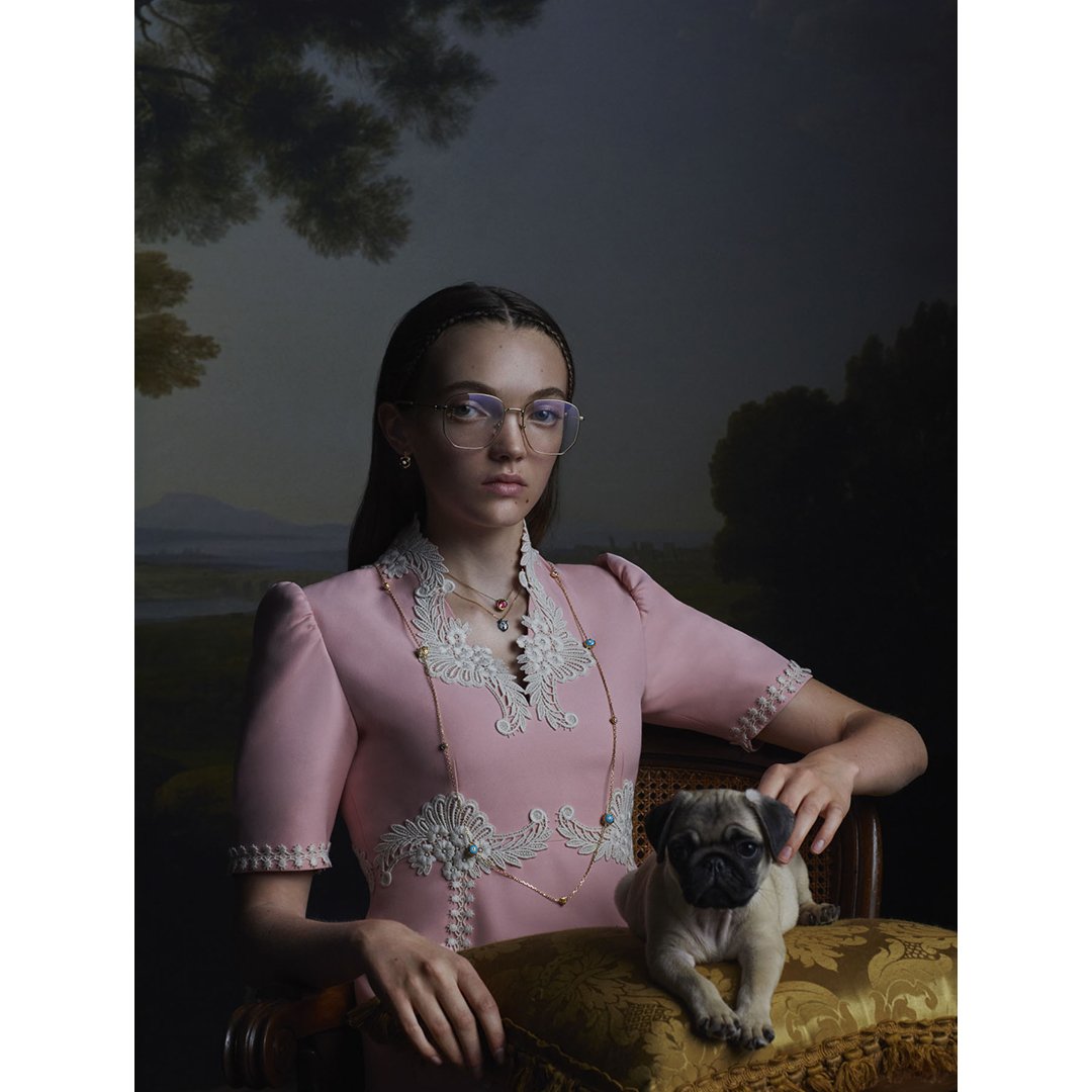 Photographed under a dark, dreamy lens of #JuliaHetta, pieces from #LeMarchédesMerveilles fine jewelry collection designed by #AlessandroMichele. Discover more on.gucci.com/FineJewels_.  #GucciJewelry