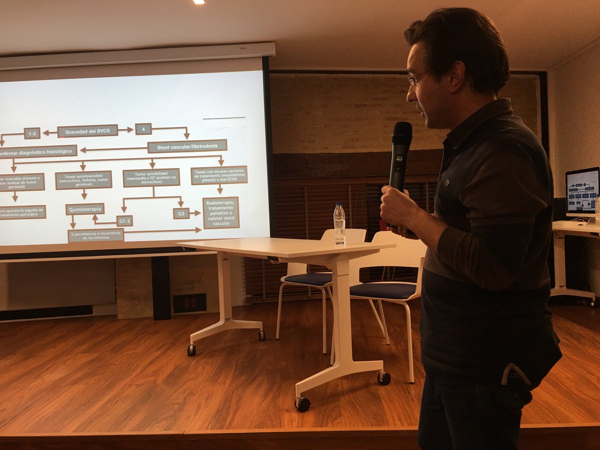 evamor65's tweet photo. Manejo multidisciplinar del cancer de pulmón ⁦@svneumologia⁩ . Broche final de una genial jornada !! https://t.co/C0pGKXPCMw