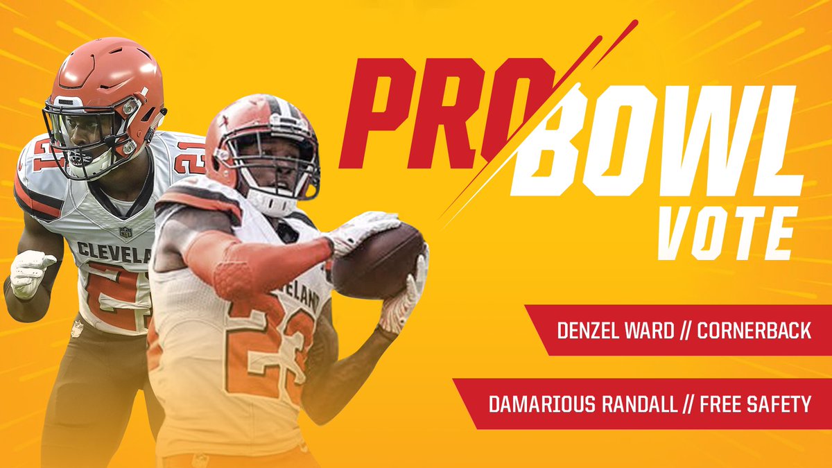 RandallTime's tweet photo. Last Day To Vote 🗳x2 #ProBowlVote @RandallTime @denzelward https://t.co/4vI3eNYkbr
