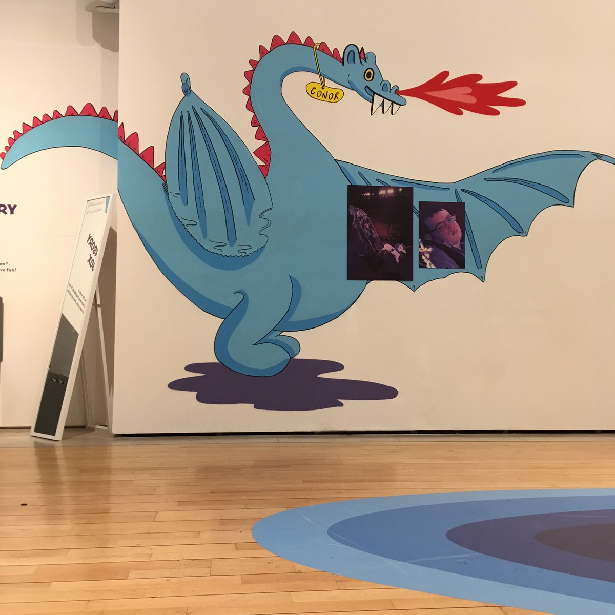 hollypereira81's tweet photo. Collab with @NGIreland @LauraLynnHouse &amp; @BoysandGirlsLtd. I designed &amp; painted characters &amp; lettering | til Jan 7th #exhibition #mural #art https://t.co/phsBCFNzvl