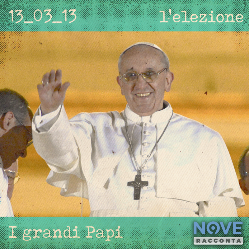 nove's tweet photo. 13 marzo 2013: un giorno storico, non solo per #PapaFrancesco, ma per tutta la Cristianità. Stasera, alle 21.25, #IGrandiPapi. @Pontifex_it https://t.co/RjGuTGnQGk
