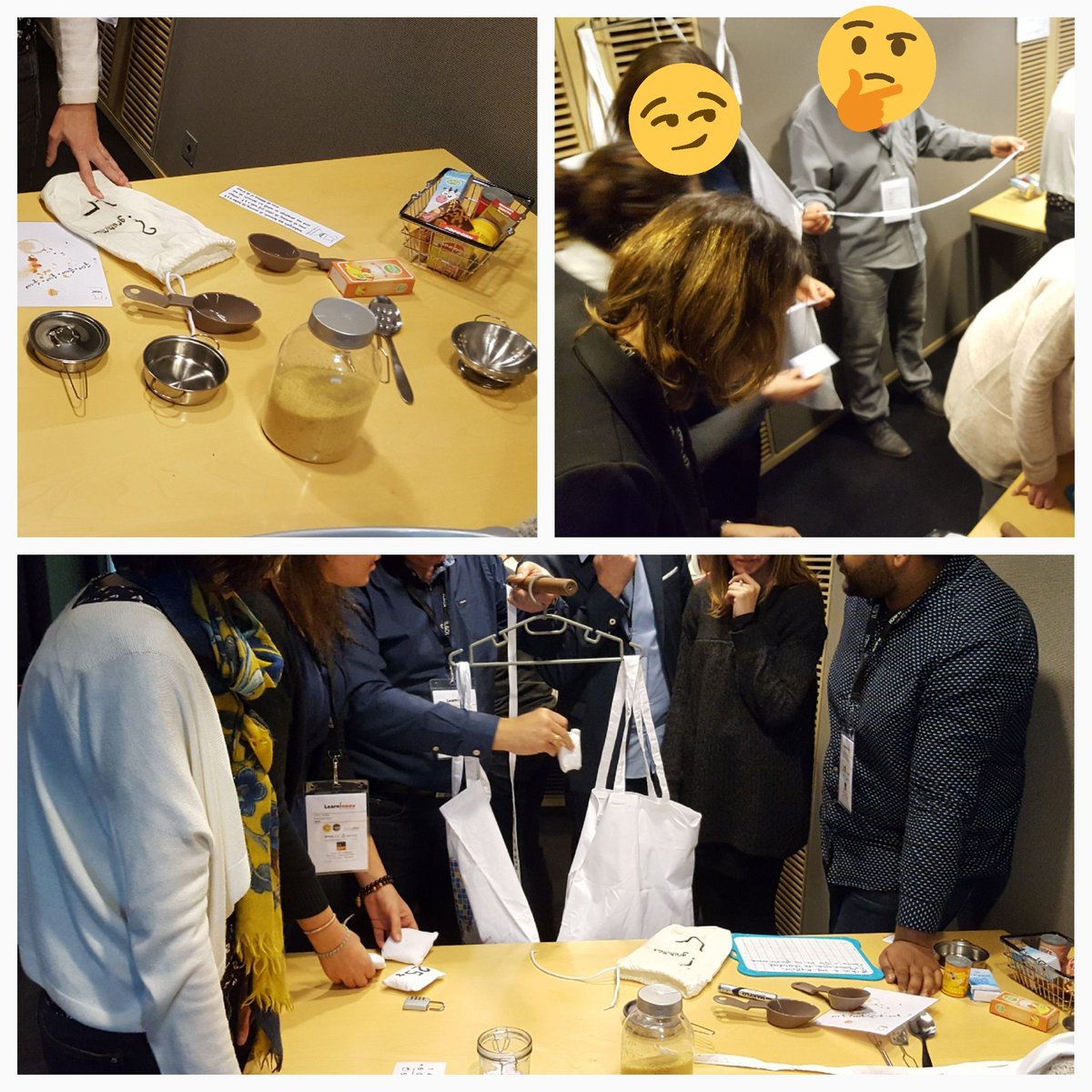 _enepe_'s tweet photo. #LearnInnov2018 ...Et deux belles équipes pour l'#escapegame la Recette du Bonheur #Mathematoque. Avec @dominique94370 (merci !) https://t.co/LFrG8ZVEuC