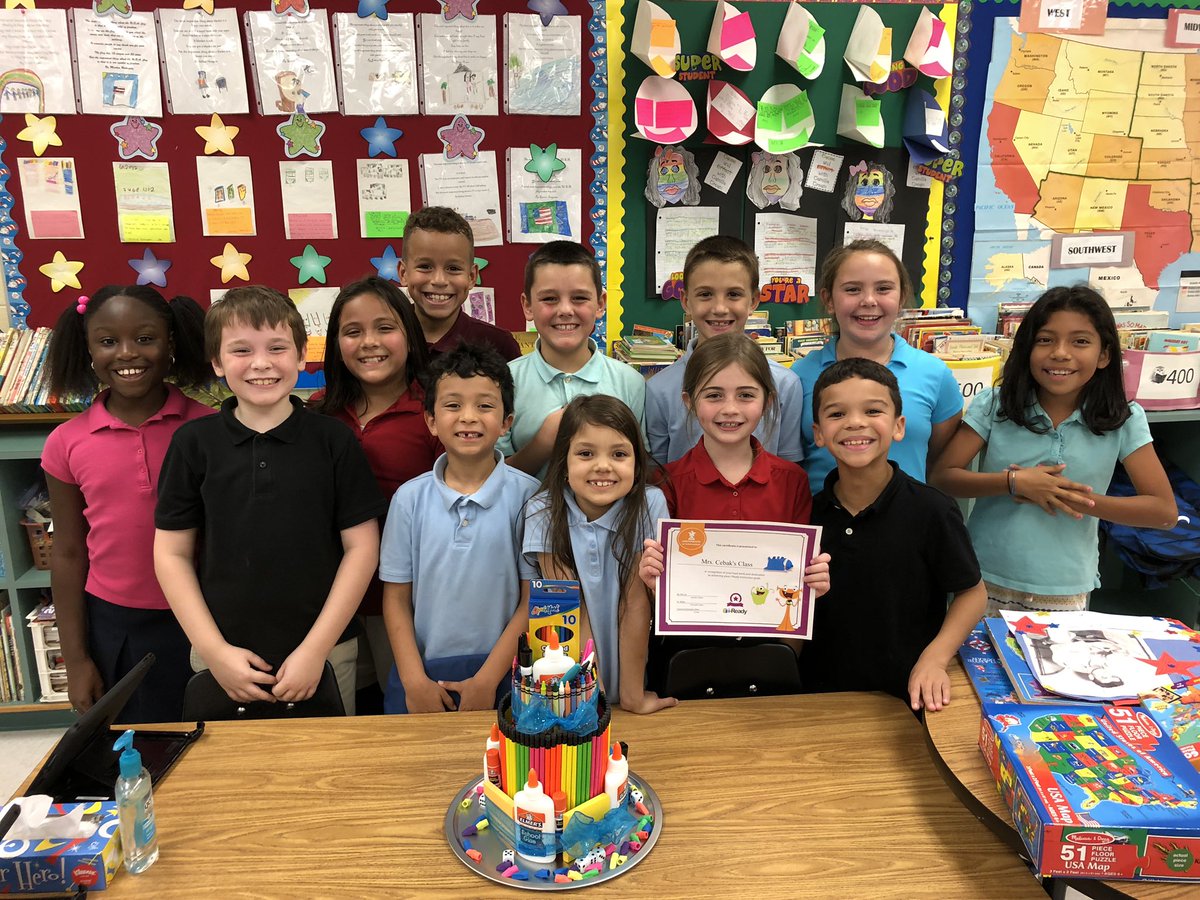 Let’s celebrate these awesome students! They had 100% of the class with 45+ minutes a week and the highest proficiency on their lessons from their grade level for the month of November! You are amazing!! 🎉 <a href="/CESCorkyBear/">Corkscrew Elementary</a> <a href="/CurriculumAssoc/">Curriculum Associates</a>