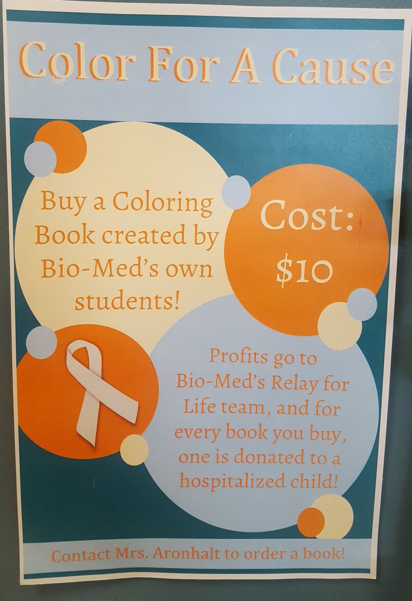MrsAronhalt's tweet photo. The first two editions of 'Color for a Cause' were a success!  We look forward to releasing our third edition for presale next week! Profit goes to our  #RelayForLife team fundraising for the American Cancer Society.  #SenseOfCommunity #Team3 https://t.co/6fPgQlRha6