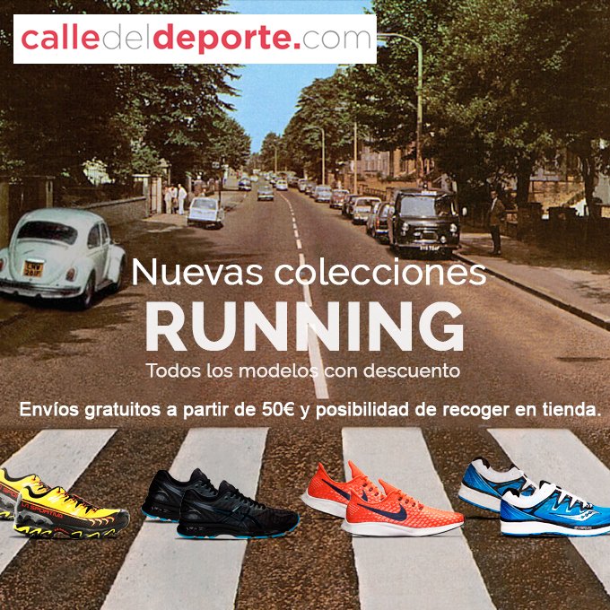 calledeldeporte's tweet photo. Nuevas colecciones running. Todos los modelos con descuento. https://t.co/dcEm0T7rWP #running #asics #nike #saucony #beatles #abbey #abbeyroad #thebeatles #thebeatleslove #nuevacoleccion #runningcalledeldeporte #calledeldeporte #runningalcorcon #runningleganes https://t.co/XGDbSFXP4C