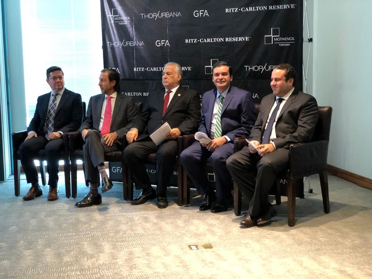 ThorUrbana's tweet photo. Hoy se anunció el lanzamiento de Ritz Carlton Reserve en la Riviera Nayarit de la mano de GFA y Mota-Engil Turismo #ThorUrbana #CostaCanuva #Nayarit #TurismoMéxico #WeAreThor https://t.co/LBj2AfhqQb