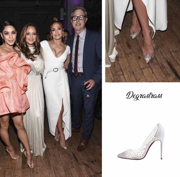 Passion Louboutin on X: Jennifer Lopez in Christian Louboutin Degrastrass  at the 'Second Act' World Premiere After Party  / X