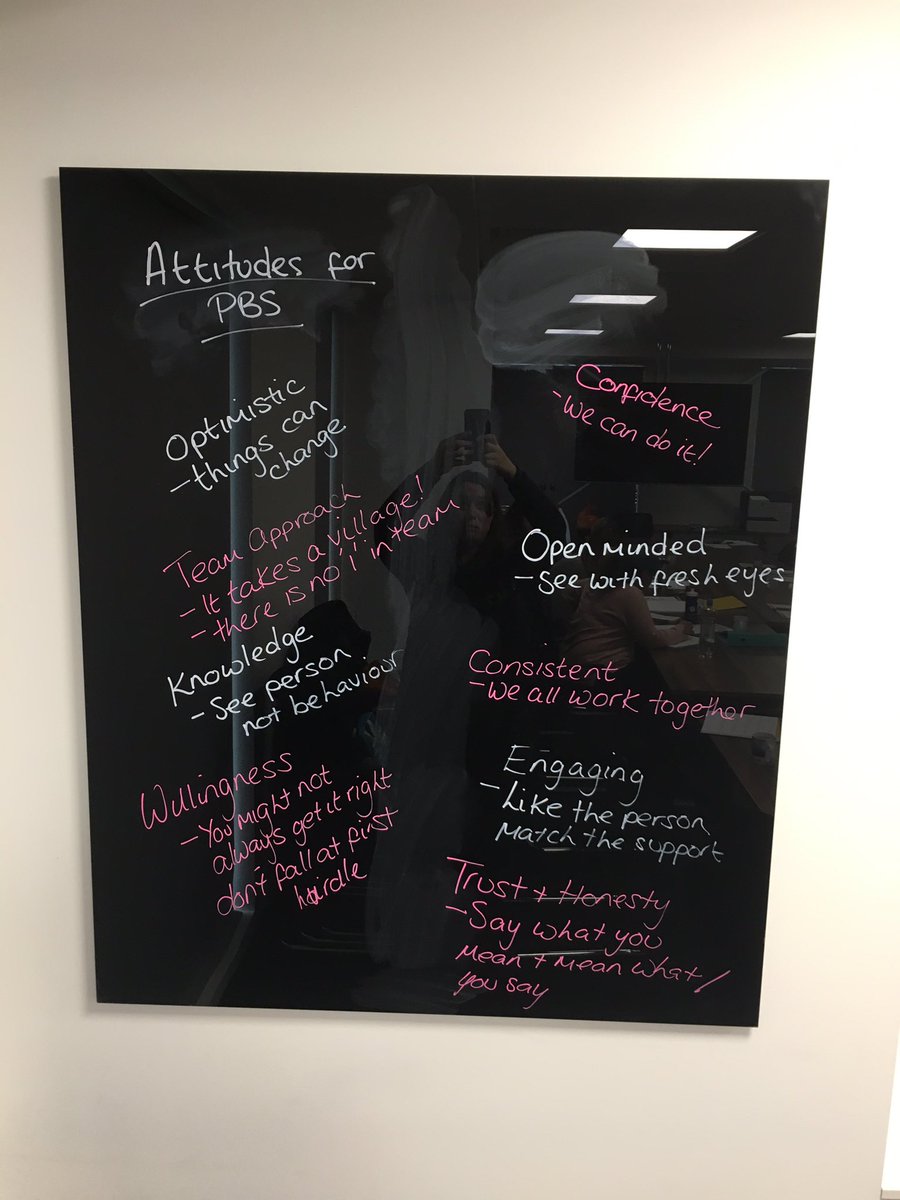 PBS Coaches day 2 - what our intrepid group think about the attitudes behind PBS. #gettingitdone