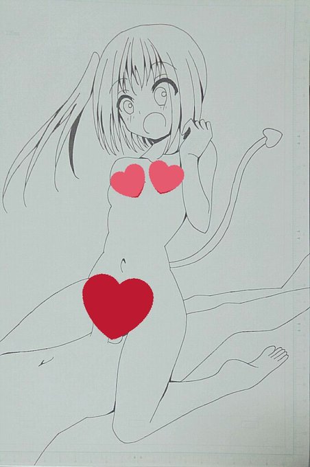 3月のサンクリ用のエチ漫画～～
線の強弱入れていってます～～ 