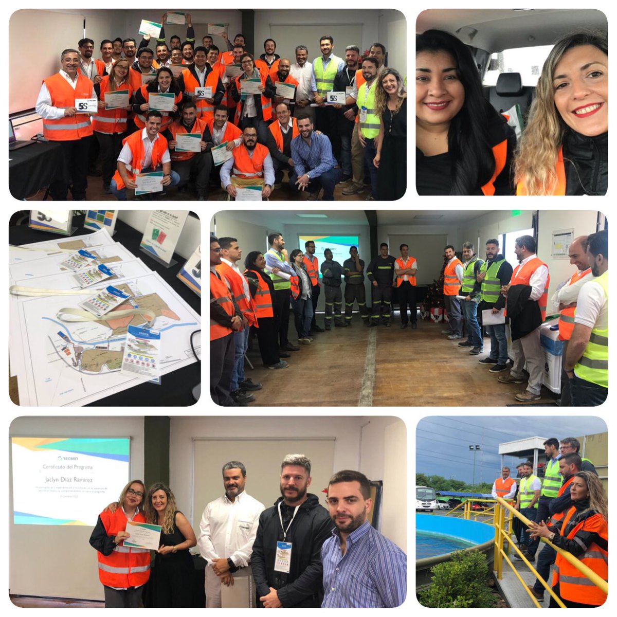 PauRuggeri's tweet photo. Hoy celebramos la implementación del #Programa5s y entregamos los certificados a los líderes de cada sector! Este galardón es parte del plan anual de capacitación en #RecursosHumanos de #Tecsan y contó con la participación de la #SRT ¡ Orgullosa y feliz! 👩🎓👨🏻🎓👩🎓👨🏻🎓 https://t.co/gEMOKwQgex