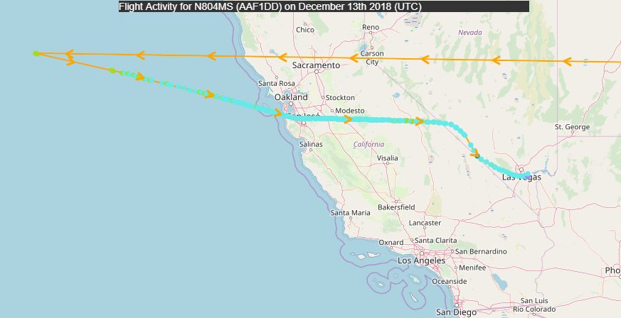 Las Vegas Sands' (Sheldon Adelson) N804MS 12/12/18 Tokyo-Osaka-Macau 12/13/18 Macau-Las Vegas"OF COURSE TRUMP ASKED THE PRIME MINISTER OF JAPAN TO GIVE HIS BUDDY A $25 BILLION CASINO LICENSE" https://www.vanityfair.com/news/2018/10/donald-trump-sheldon-adelson-japan