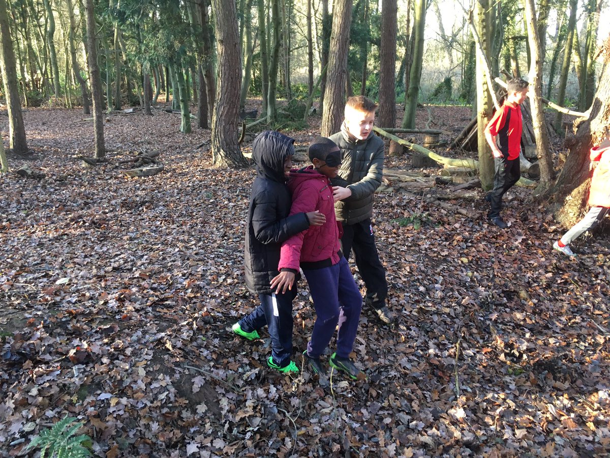 Moreton year 7 use trust to navigate around the forest. They also use their other senses to recognise different types of trees#challenge#johnmuiraward
<a href="/AldersleyHighSc/">AldersleyHighSchool</a> 
<a href="/MoretonForest/">Moreton Forest</a> 
<a href="/MissCJRoss/">Miss Ross</a> 
<a href="/PendefordMill/">Pendeford Mill</a>