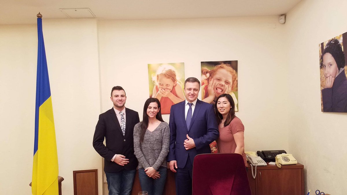 It was an honor to meet with Nikolai Kuleba, the Commissioner of the President of Ukraine for Children's Rights, with <a href="/madelyn_urabe/">Madelyn Lang</a> and <a href="/gilat_melamed/">Gilat Melamed</a> #NewhouseinUkraine