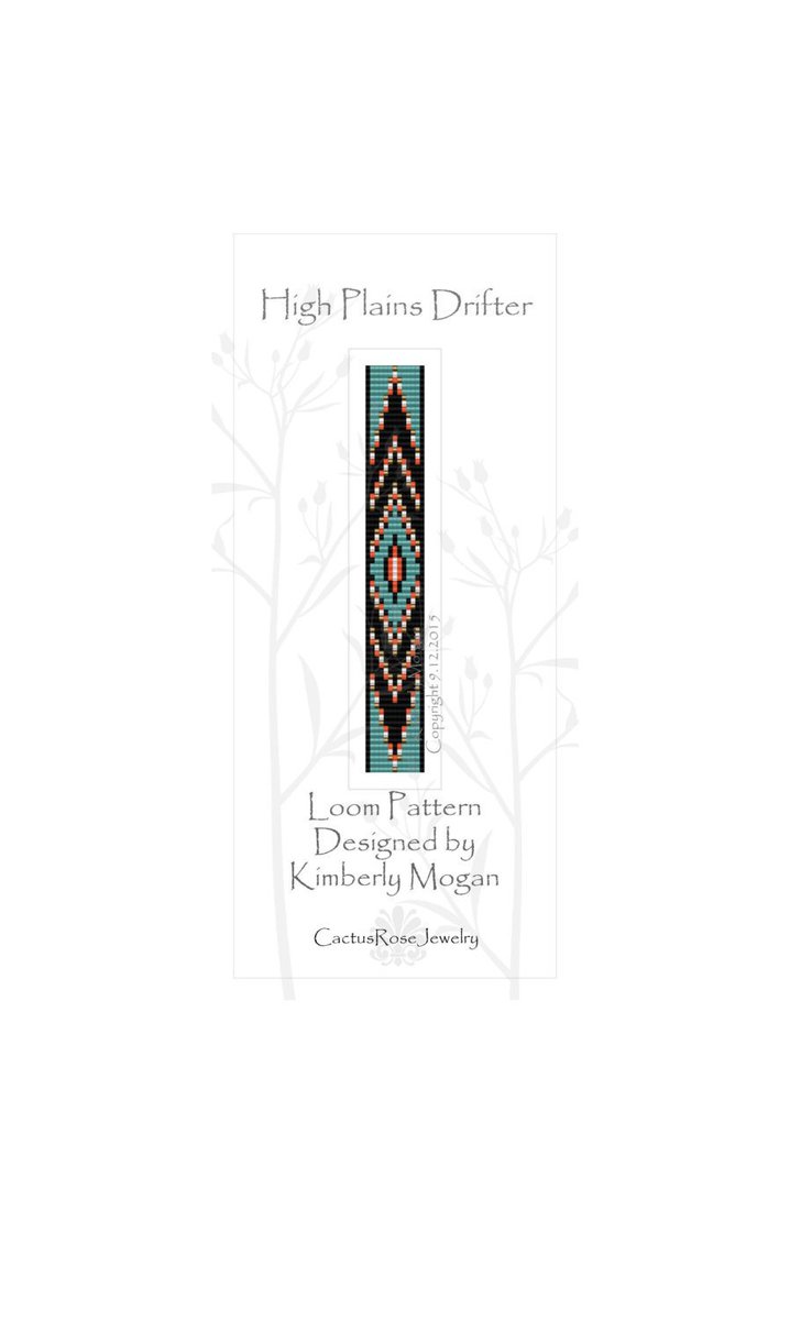 Thanks for the kind words! ★★★★★ 'Have only just received this pdf, but it looks great! I will definitely be back for more' Kathleen H. etsy.me/2UC2vdv #etsy #supplies #beading #loompatterns #highplainsdrifter #patterns #seedbeadpatterns #southwest #country #ca