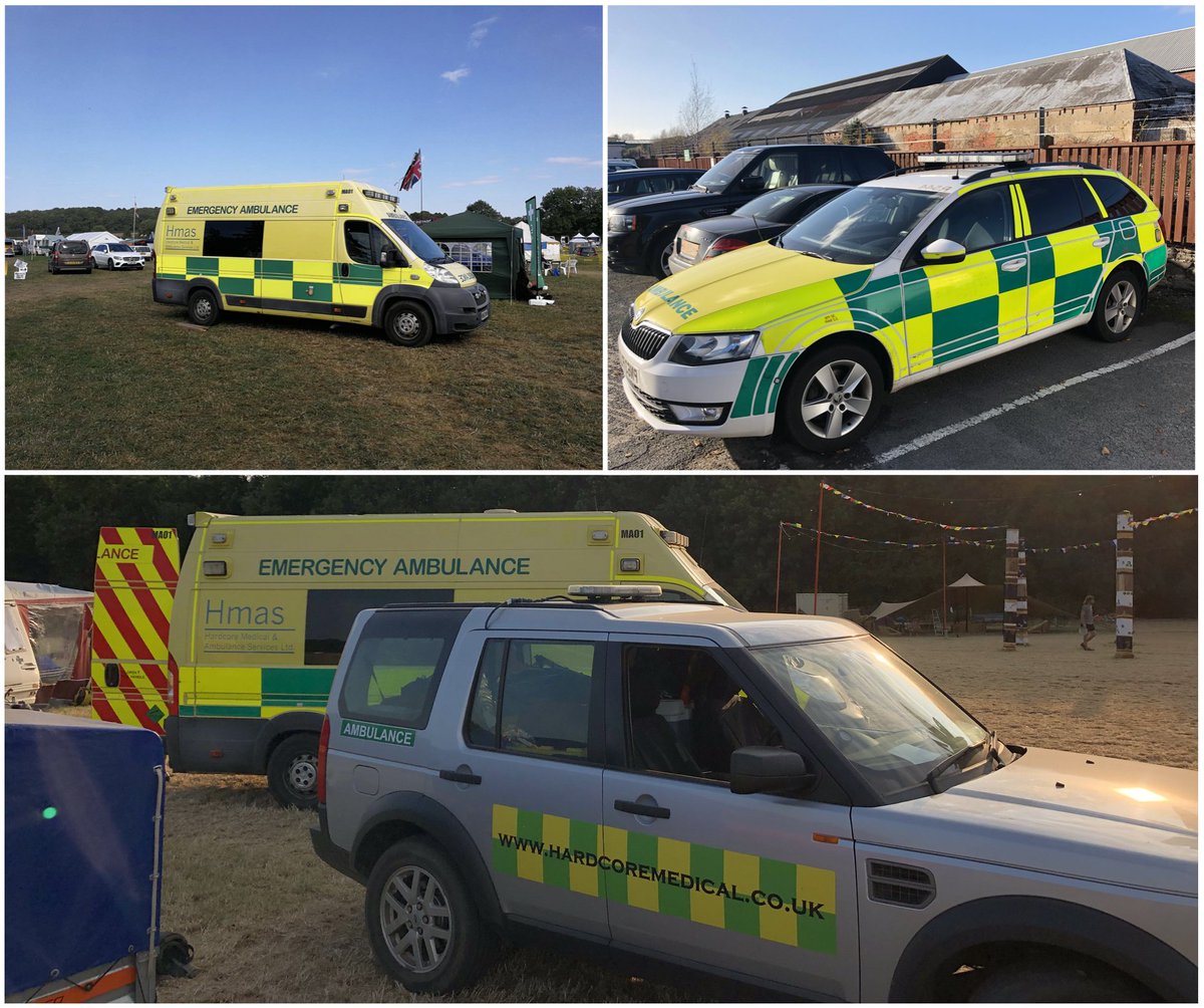 We have a fleet of vehicles including a response car to assist us with our NHS work, a Landrover Discovery for those muddy festival fields, and of course our trusty ambulance!
#12DaysOfXmas #TeamHMAS #CQCRatedGood #VehicleFleet