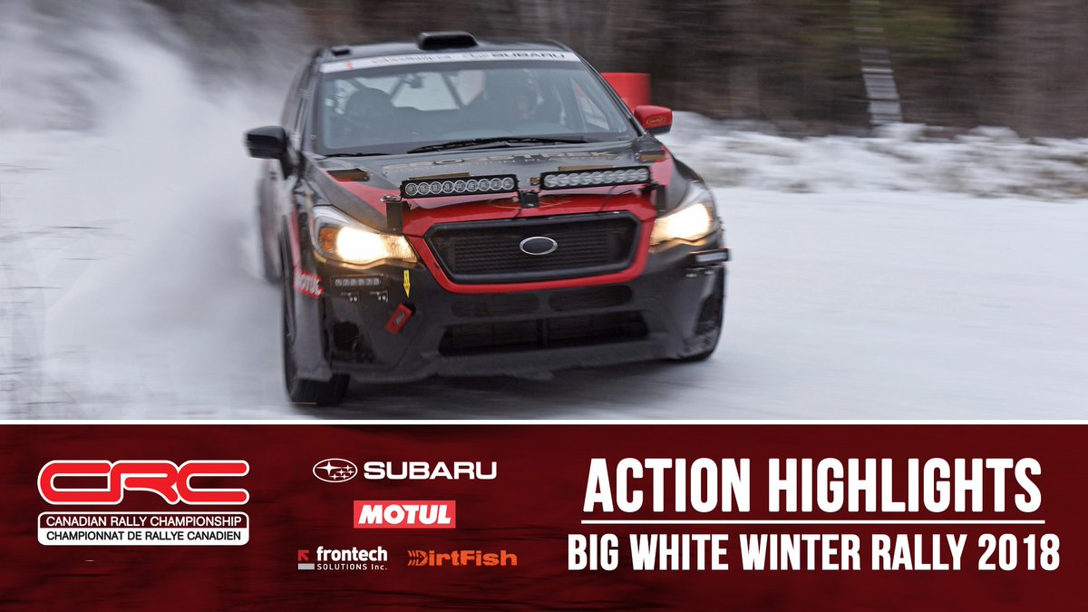 Here's your action highlights from <a href="/BigWhiteRally/">BigWhiteWinterRally</a> set at the beautiful Big White Ski resort. #bwwr #cdnrally #crcrally #rally #Highlights youtu.be/AdYcC4UxWcI