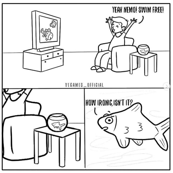 Let wild #animals stay in the wild. 🐠🐠🐠 (by @VegamesOfficial) #animalrights