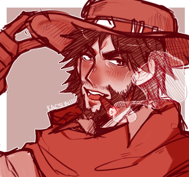 hammiisu's tweet photo. Its high noon ! ✨
Out of some of the overwatch cast Mecree is a big fav of mine an after his short came out a while ago i finally got round to drawing him ovo ~
#overwatch #mecree #JesseMcCree https://t.co/JKfnFlQsma