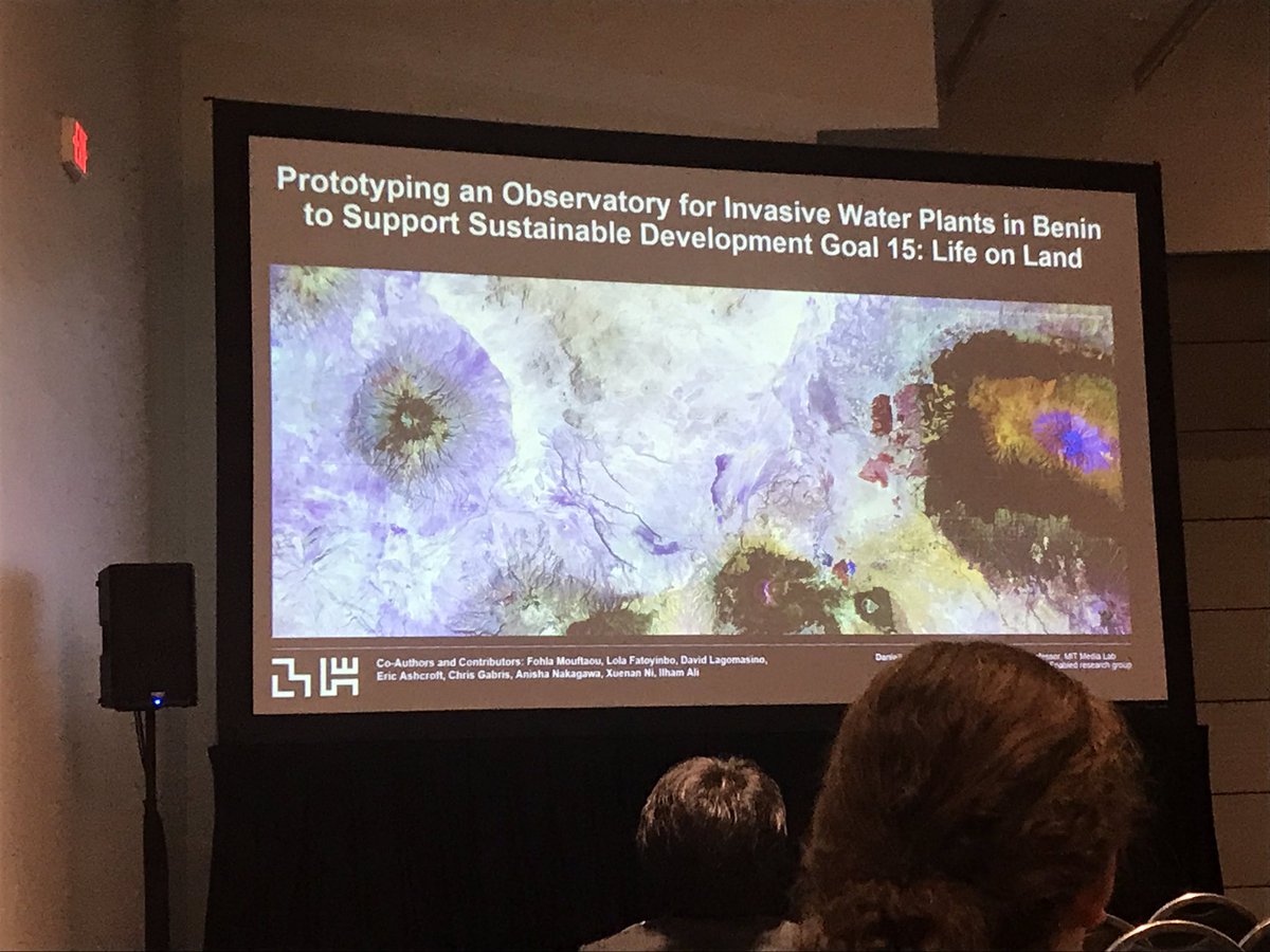 tizianasmith's tweet photo. Excited to hear about @space_enabled’s work combining remote sensing 🛰, #water management, and entrepreneurship in the developing world at #AGU2018 ! https://t.co/BgHaQ8k48f