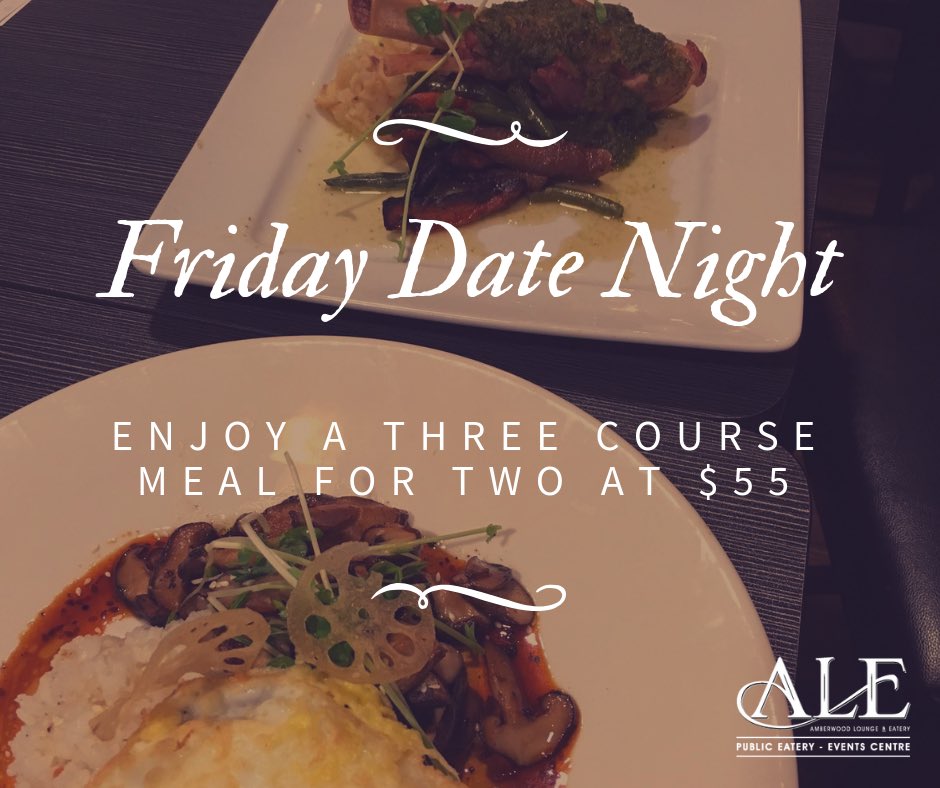 TOMORROW NIGHT!  Join us for a night of fun with public dining hours from 5-10PM featuring our date night promotion!