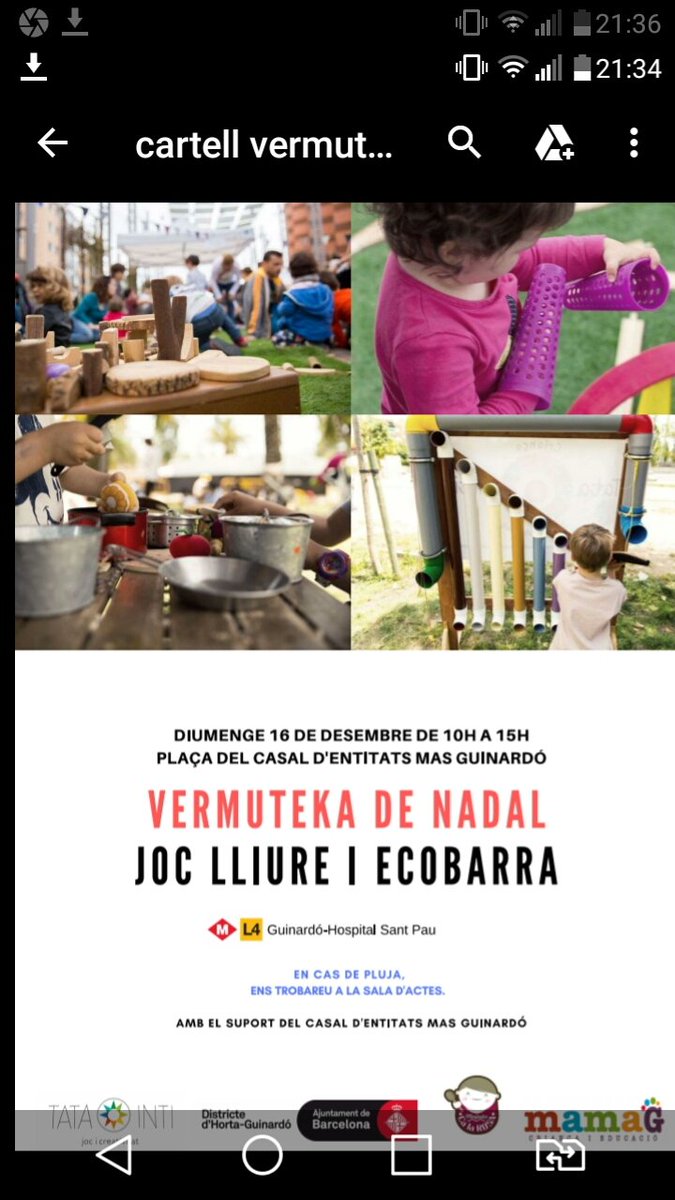 mamaG_bcn's tweet photo. Diumenge Vermuteka de Nadal! https://t.co/HRV4fBZbHw