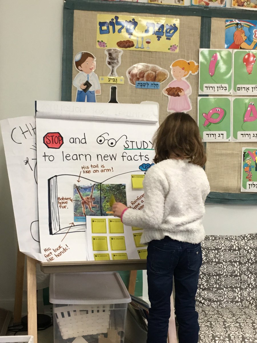 jwein89's tweet image. using @tonyvincent reading sticky notes to study nonfiction closer. Then, we organized our sticky note facts to share with others #firstchat #secondchat