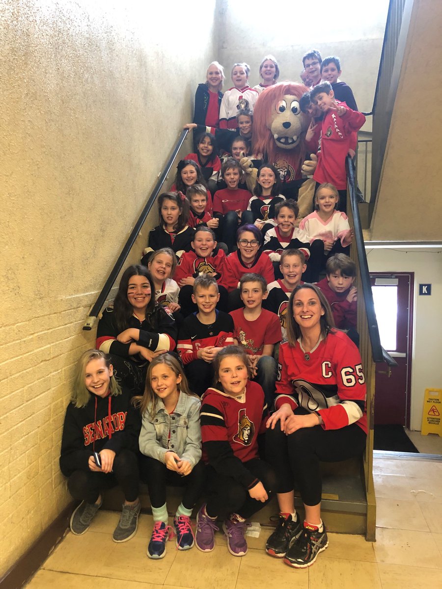 Senators's tweet photo. Congrats to Ms. Lebanos class from St. Stephen and Ms. Bloklands class from Walter Zadow for meeting their reading goal for November and winning our monthly Sparty party!

Register your class at https://t.co/XdtOpSNNRb for your chance to have @real_spartacat visit your classroom! https://t.co/thQu9B4eir