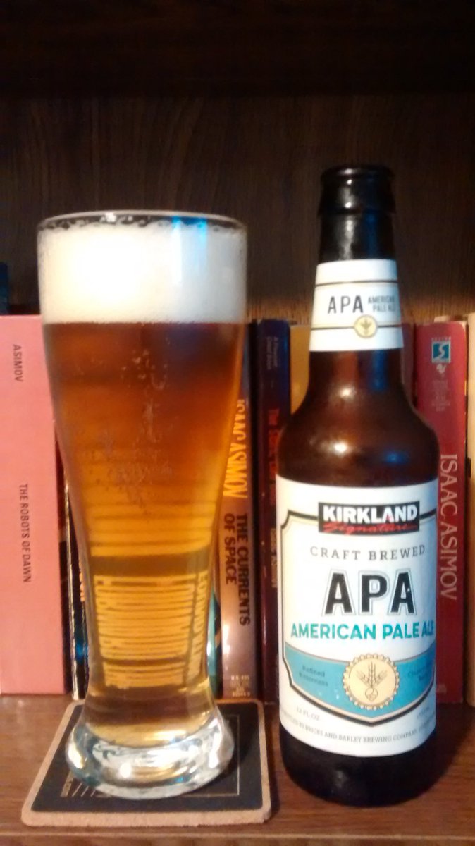 BoozeTweets's tweet image. Beer Review #87: Kirkland Signature APA (Costco Adventures #1) boozeandothernonsense.com/2018/12/13/bee…