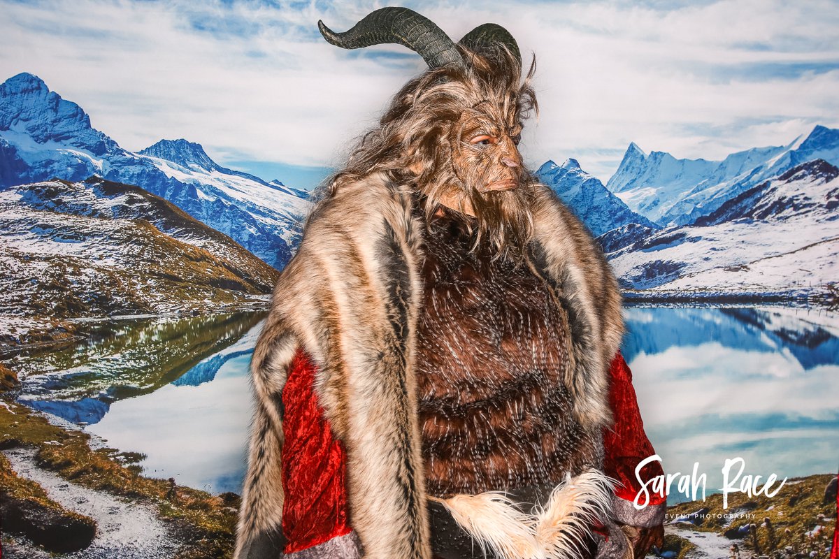 #krampus showed up at my photobooth for <a href="/raincityhsg/">RainCity Housing</a> and it was awesome!