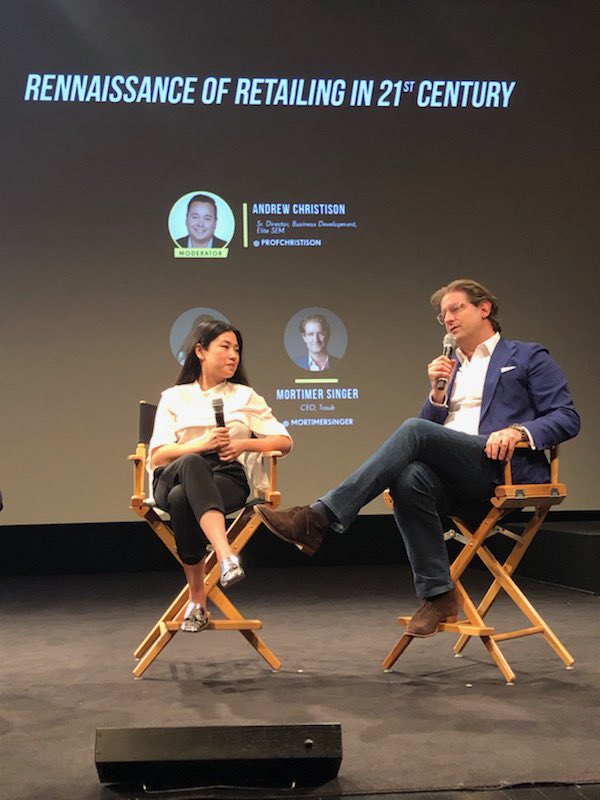 What a fun day today with my cofounder and coach <a href="/mortimersinger/">Mortimer “Morty” Singer</a> at #fdny18 speaking about the retail renaissance - things are looking up!!