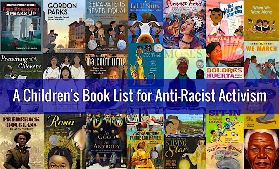 massteacher's tweet photo. 26 Children’s Books to Support Conversations on Race, Racism &amp; Resistance #edchatma https://t.co/HZ0L44SyOV https://t.co/FIagGiXcpS