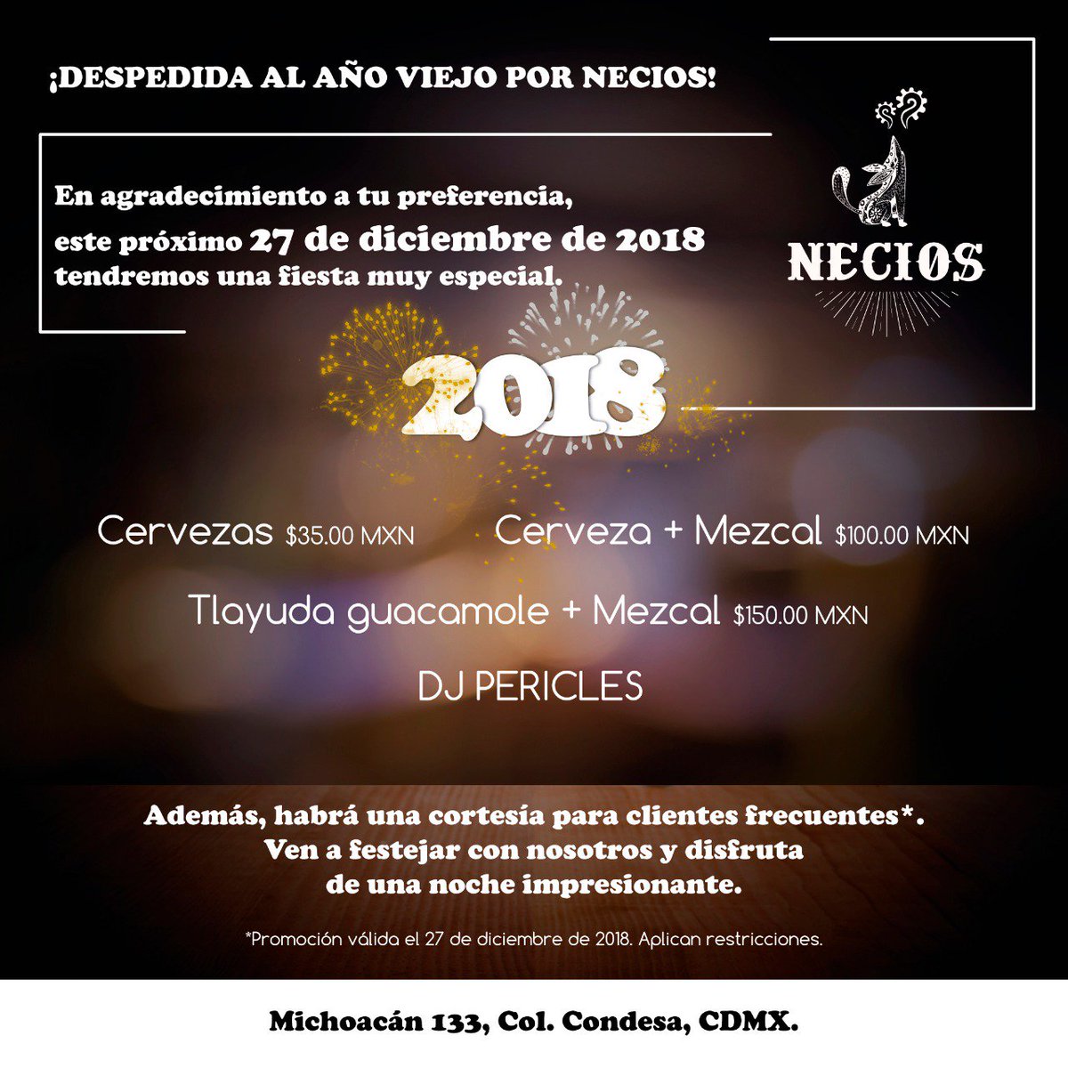 LosNecios Mezcalería tweet media
