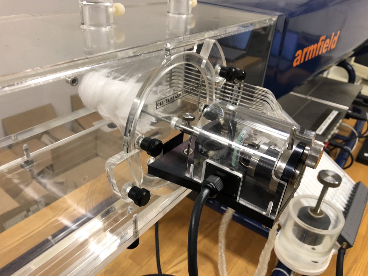 azzeloof's tweet image. Well, it’s come to this. I just spent two hours with @szeloof sticking furry pieces of PVC pipe in a wind tunnel. For science.
@CMU_Mech #RobomechanicsLab