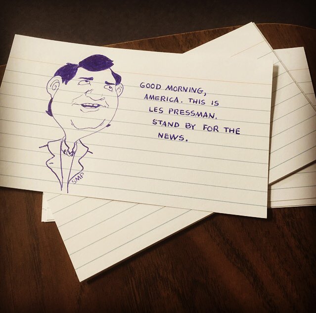 Maple_814's tweet photo. Les Pressman #journalist #newscaster #news #peoplearoundtown #mapleartsandcrafts #handdrawn #drawnbysmp #814 #eriepa https://t.co/i4ddXWJkUO