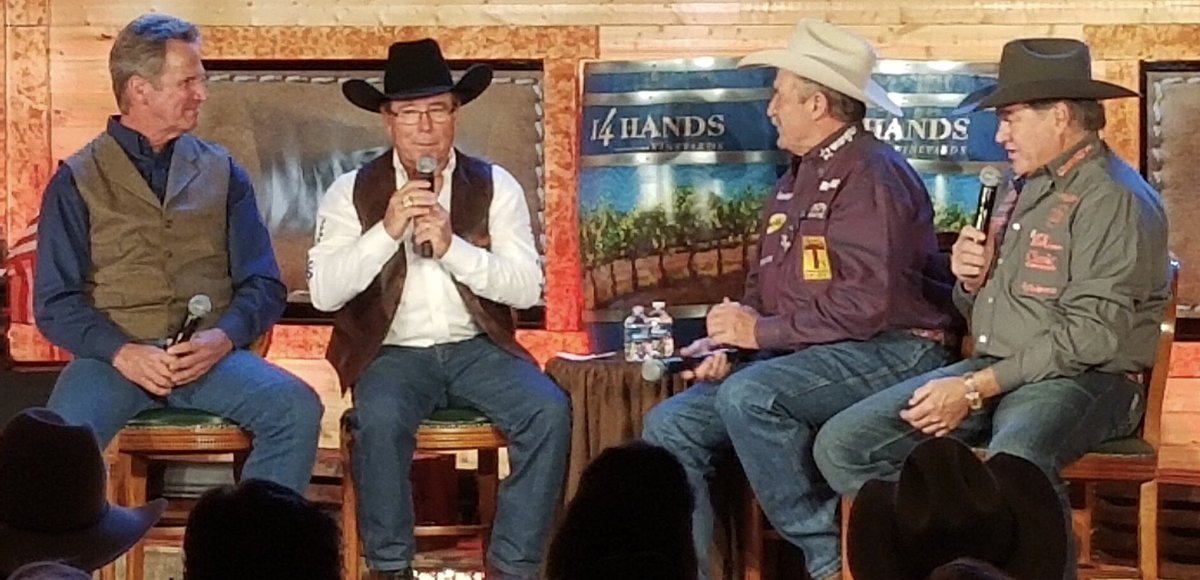 Bob Tallman (@tallman_bob) on Twitter photo This is the National Finals Tonite Show. Every night at 10:30, at The Orleans..me, Dan Miller, Donny Gay and Joe Beaver share the stage with the NFR contestants!! <a href="/BoydEvents/">Boyd Gaming Events</a> <a href="/bootbarn/">Boot Barn</a> <a href="/Resistolhats/">Resistol Hats</a> <a href="/Wrangler/">Wrangler Jeans</a> @Priefert_MFG <a href="/bigtextrailers/">Big Tex Trailers</a> This is the National Finals Tonite Show. Every night at 10:30, at The Orleans..me, Dan Miller, Donny Gay and Joe Beaver share the stage with the NFR contestants!! <a href="/BoydEvents/">Boyd Gaming Events</a> <a href="/bootbarn/">Boot Barn</a> <a href="/Resistolhats/">Resistol Hats</a> <a href="/Wrangler/">Wrangler Jeans</a> @Priefert_MFG <a href="/bigtextrailers/">Big Tex Trailers</a>