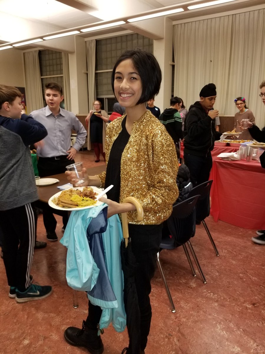 BritIBVenture's tweet photo. Our annual dinner and Panto night - so much fun! #learningiseverywhere #theatre #community #eastvan https://t.co/knV89f3eWd
