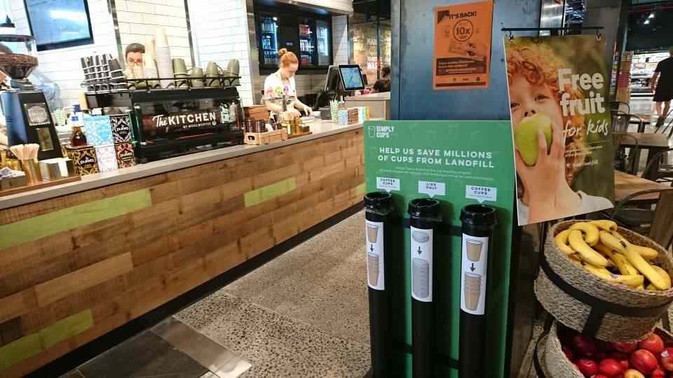 Simply Cups Australia is now available at The Kitchen, Woolworths, Double Bay. The Kitchen is a new concept store with a focus on sustainable initiatives including smarter packaging and waste reduction.
