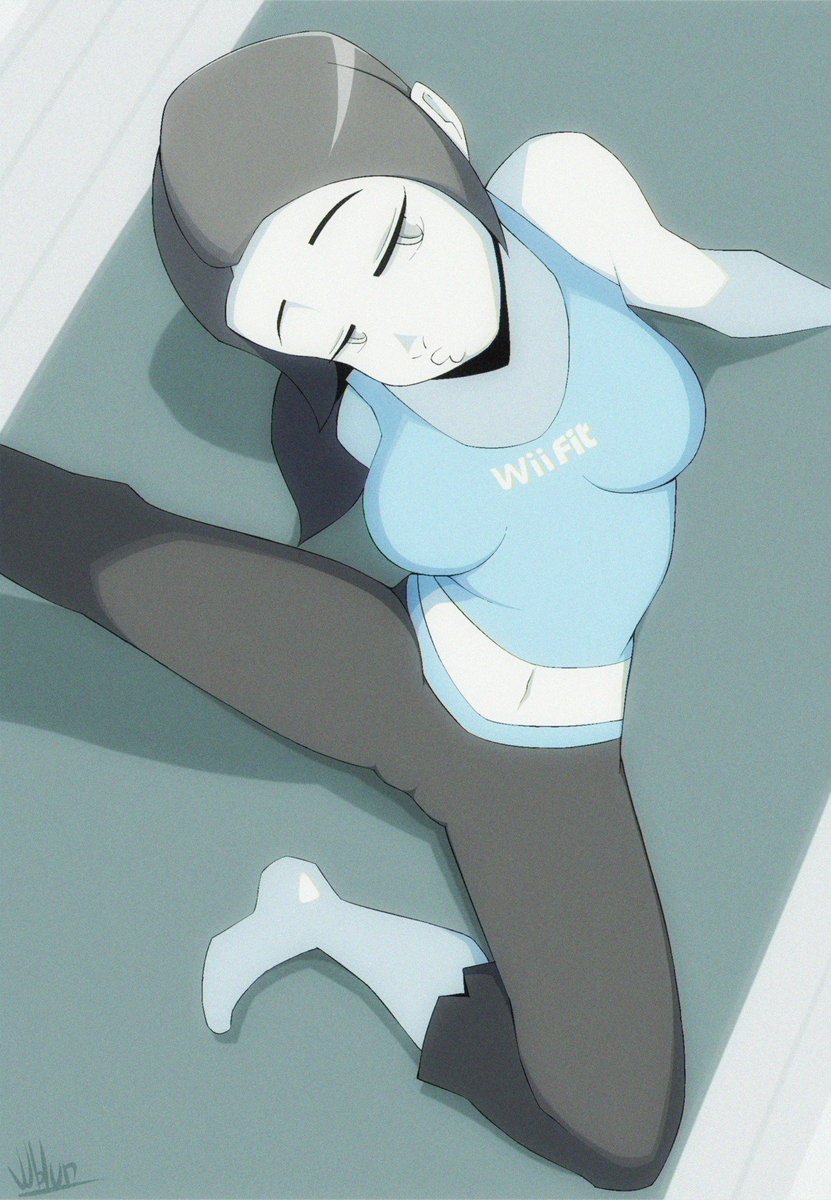 Here's two versions of Wii Fit Trainer, the other's where her wor...