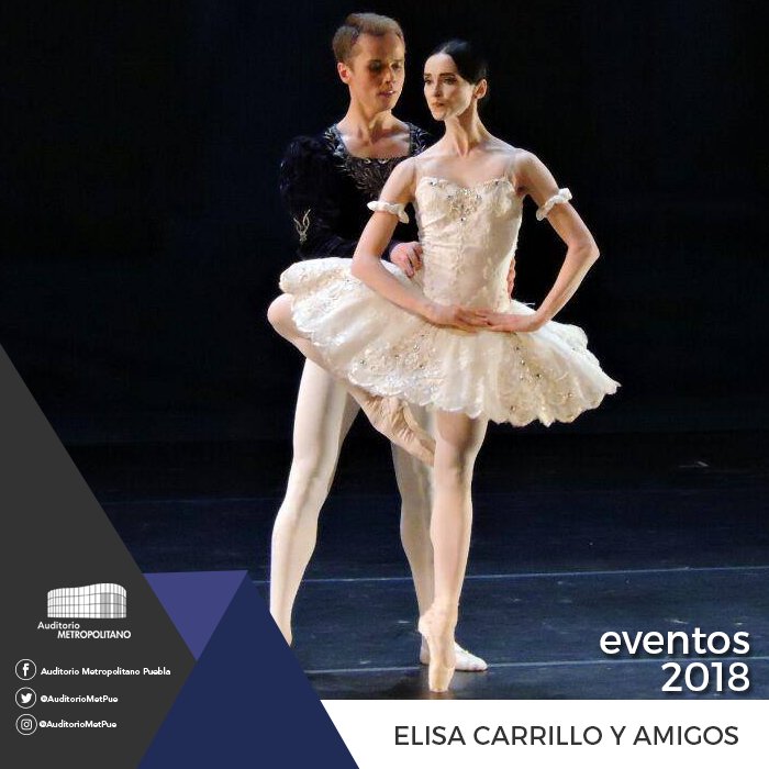 AuditorioMetPue's tweet photo. Espectacular presentación en "Elisa Carrillo y Amigos" el 19 de julio.
#Eventos2018 #AuditorioMetropolitano https://t.co/cL8Owvdipo